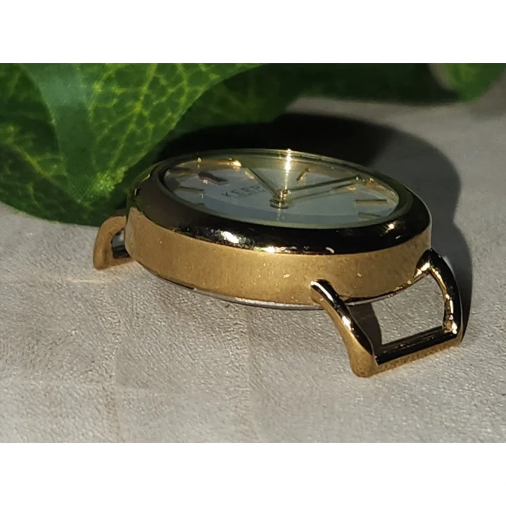 KEEP Collective Round Rose Gold TimeKey Watch w White & Rose Gold Accents
